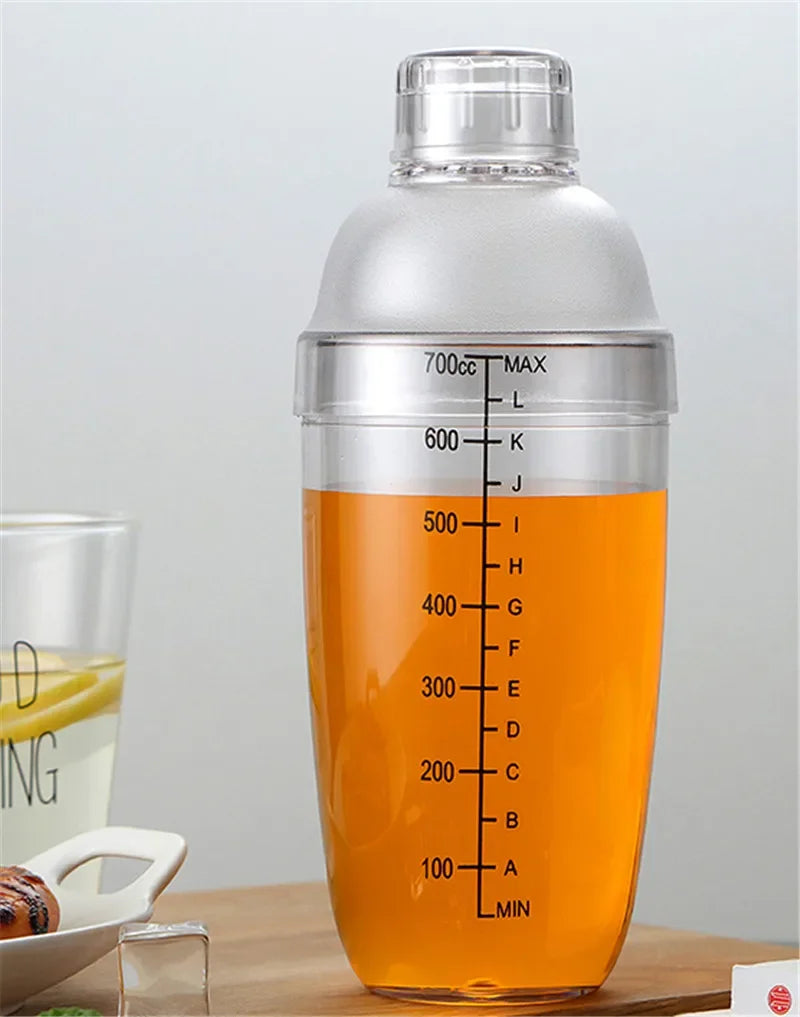 Plastic Martini Cocktail Shaker 350ml/530ml/700ml/1000ml
