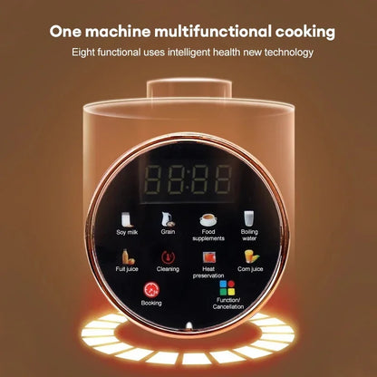 1500ML Smart Soy Milk & Smoothie Maker – All-in-One Blender for Rice, Fruit & More