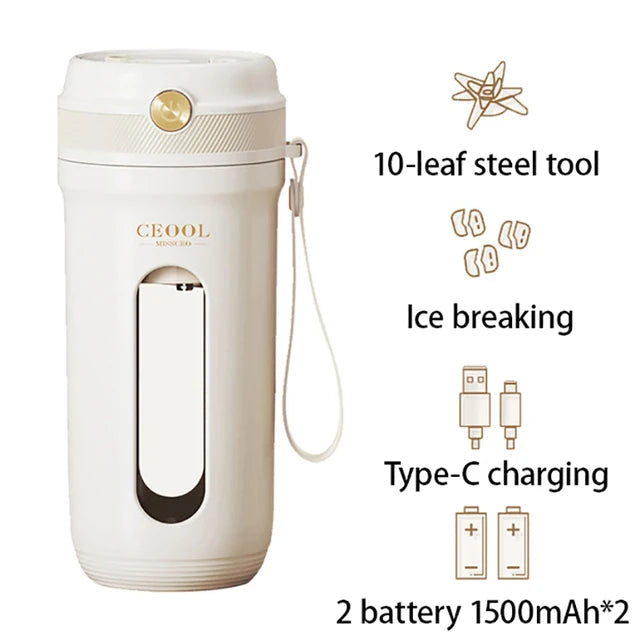 10-Blade Portable Electric Blender