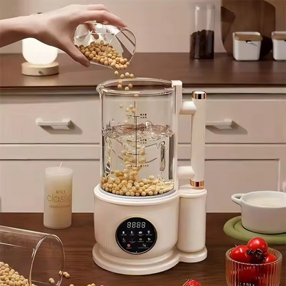 1500ML Smart Soy Milk & Smoothie Maker – All-in-One Blender for Rice, Fruit & More